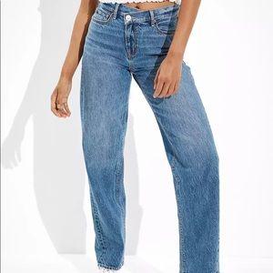 American Eagle 90s Straight Ultra High Rise Curve Love Jeans